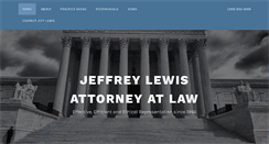 Desktop Screenshot of jefflewislaw.com